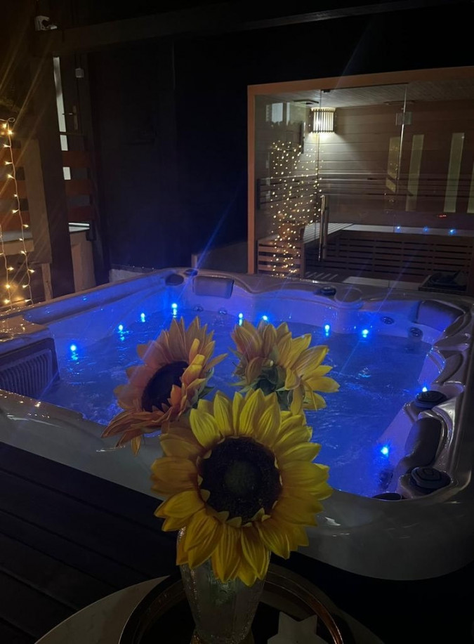 Jacuzzi & finish sauna, Chalet MINT with Jacuzzi and sauna, Delnice, Gorski Kotar, Croatia Delnice