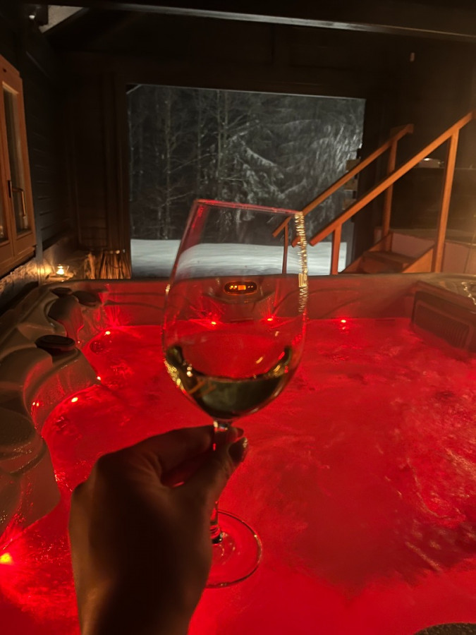 Jacuzzi & finish sauna, Chalet MINT with Jacuzzi and sauna, Delnice, Gorski Kotar, Croatia Delnice