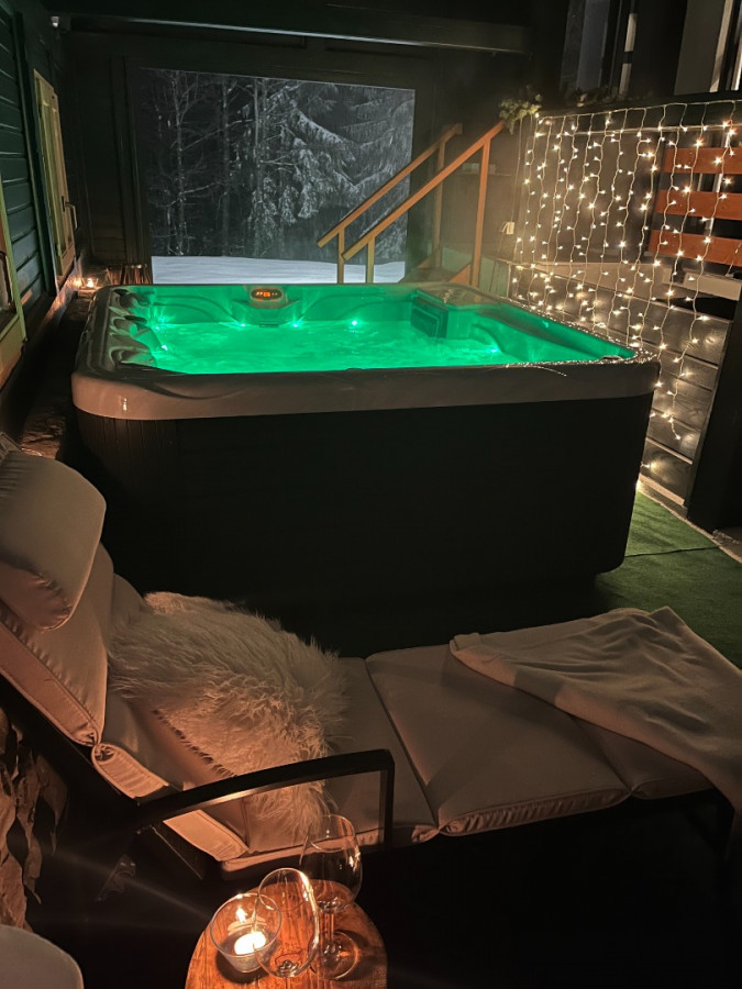 Jacuzzi & finish sauna, Chalet MINT with Jacuzzi and sauna, Delnice, Gorski Kotar, Croatia Delnice