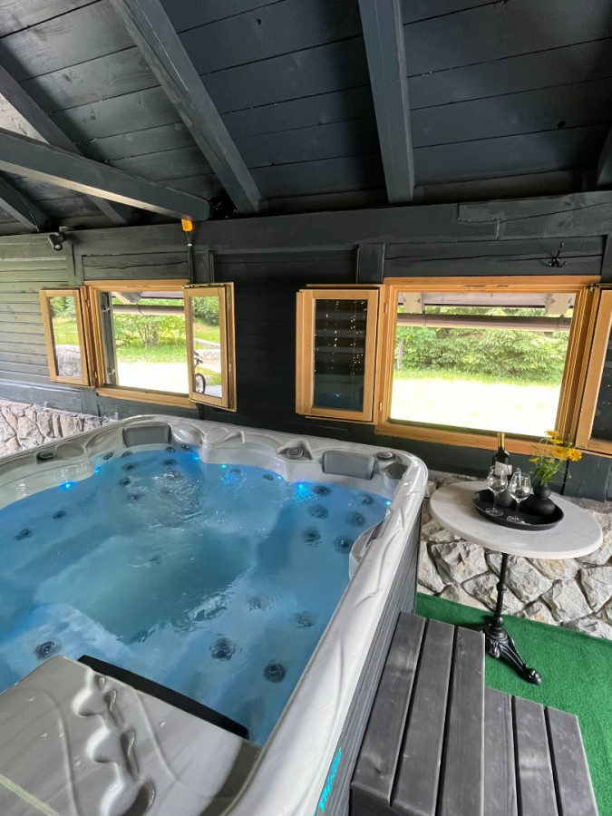 Jacuzzi & finish sauna, Chalet MINT with Jacuzzi and sauna, Delnice, Gorski Kotar, Croatia Delnice