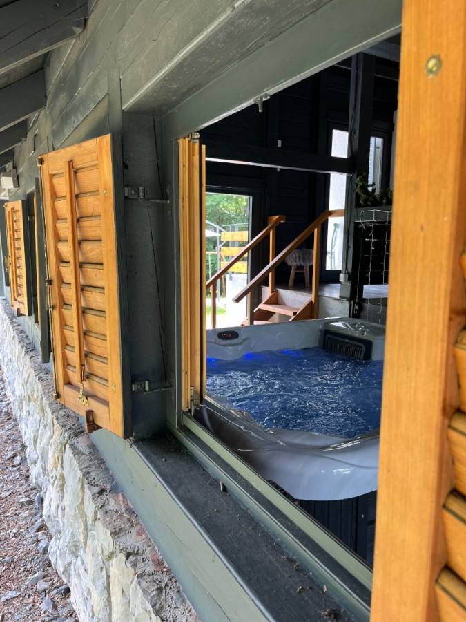 Jacuzzi & finish sauna, Chalet MINT with Jacuzzi and sauna, Delnice, Gorski Kotar, Croatia Delnice