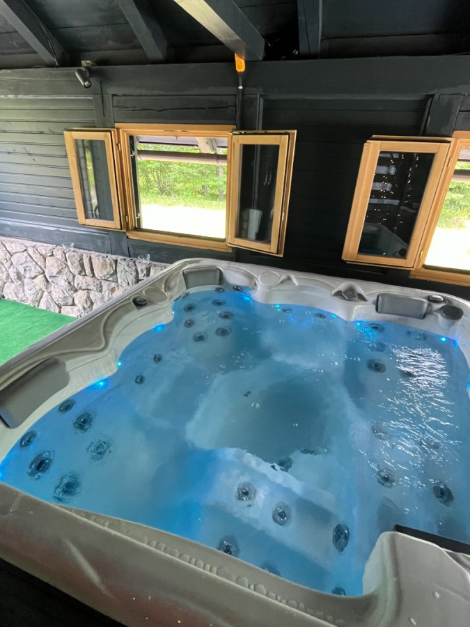 Jacuzzi & finish sauna, Chalet MINT with Jacuzzi and sauna, Delnice, Gorski Kotar, Croatia Delnice